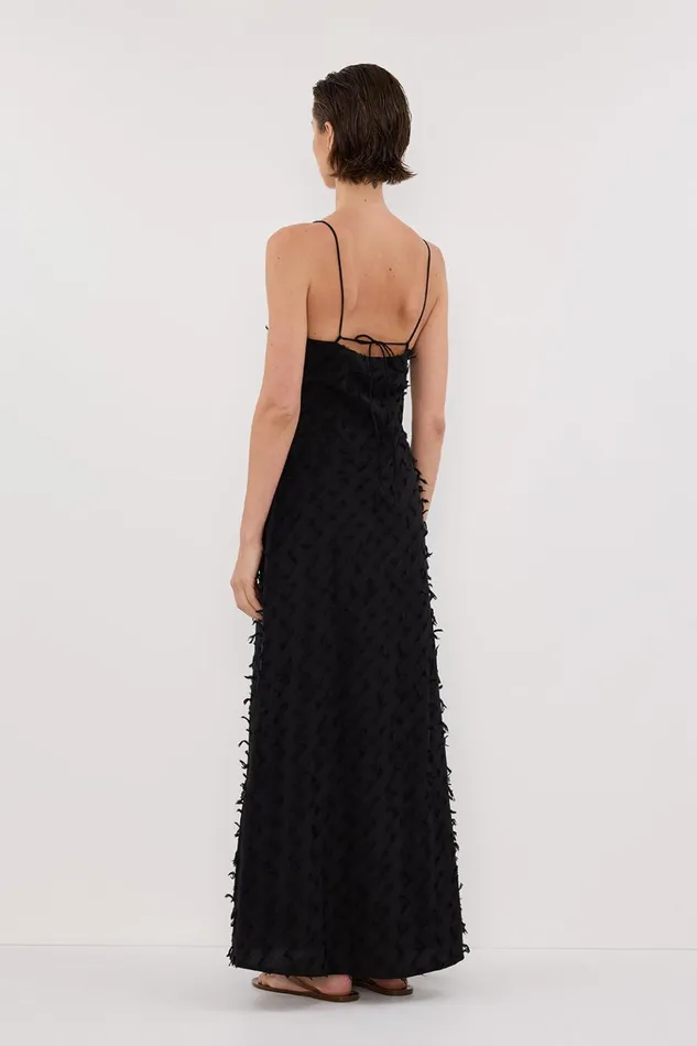 Women Event Dresses DISSH PALOMA BLACK BIAS SLIP DRESS