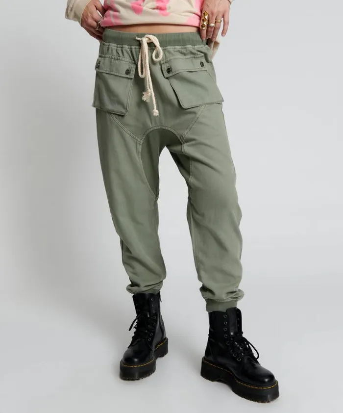 Women FADED KHAKI CADET PANTS One Teaspoon Bottoms