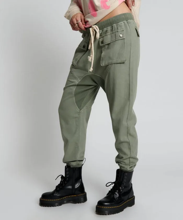 Women FADED KHAKI CADET PANTS One Teaspoon Bottoms