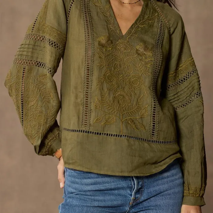 Women Faye Beauty Top Olive Sundance Catalog Tops Women Faye Beauty Top Olive Sundance Catalog Tops