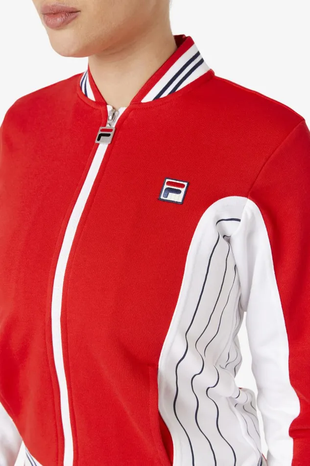 Women Fila Jackets and Outerwear Settanta Ii Jacket Red White Fila Navy Women Fila Jackets and Outerwear Settanta Ii Jacket Red White Fila Navy