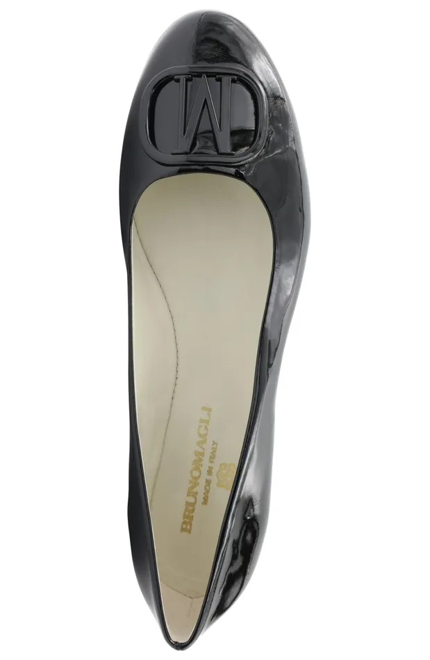 Women Flats and Loafers Bruno Magli Mimi Signature Leather Ballet Flat 8211 Black Patent Women Flats and Loafers Bruno Magli Mimi Signature Leather Ballet Flat 8211 Black Patent