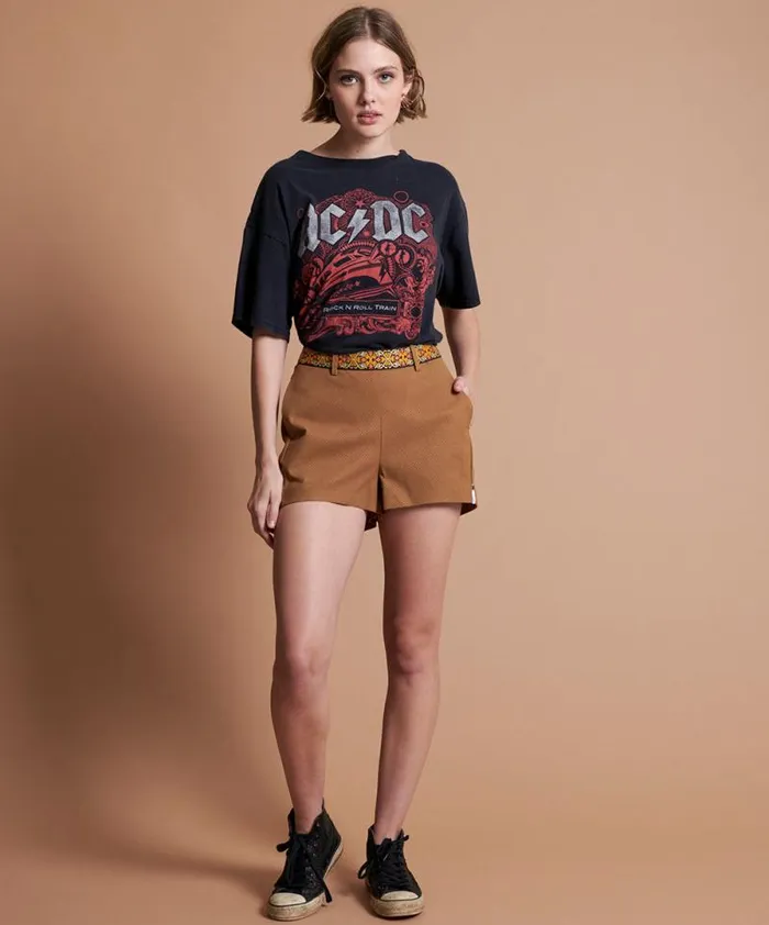 Women FLEETWOOD VEGAN LEATHER SHORTS One Teaspoon Bottoms Women FLEETWOOD VEGAN LEATHER SHORTS One Teaspoon Bottoms