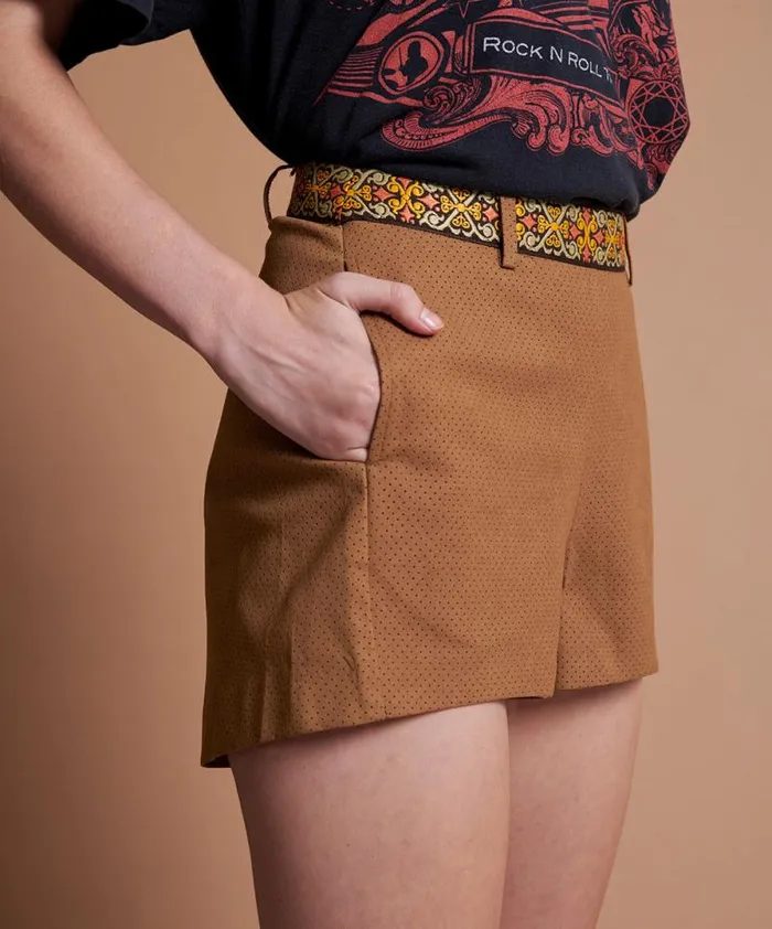 Women FLEETWOOD VEGAN LEATHER SHORTS One Teaspoon Bottoms Women FLEETWOOD VEGAN LEATHER SHORTS One Teaspoon Bottoms