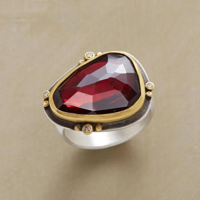 Women Garnet Illuminations Ring Sundance Catalog Rings