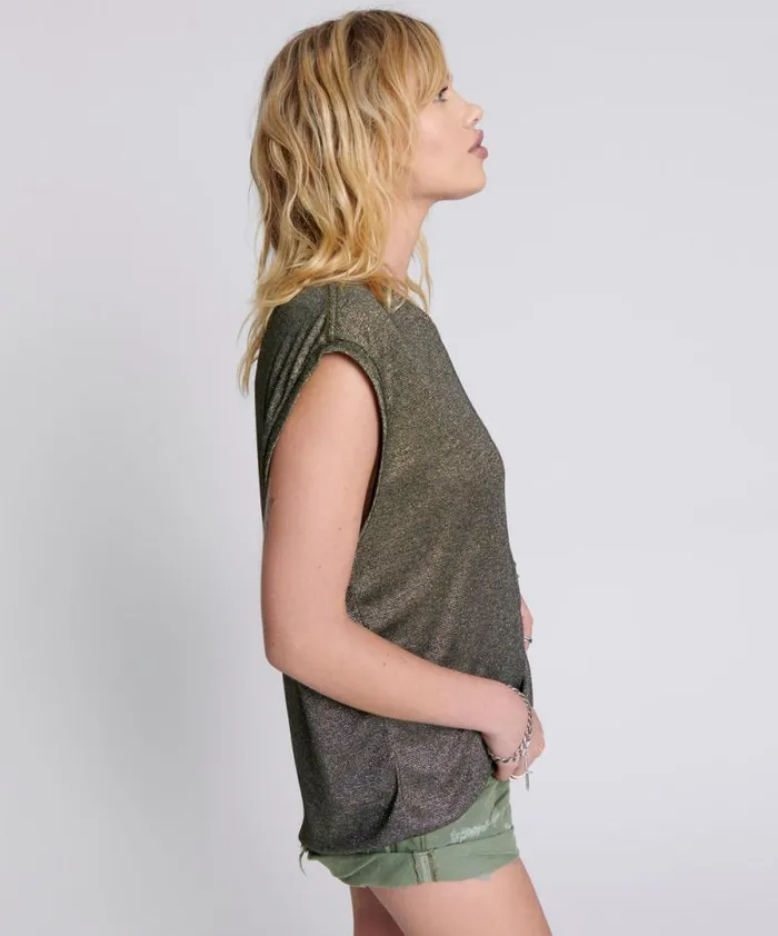 Women GILDED OVERSIZED TOP One Teaspoon Tops Women GILDED OVERSIZED TOP One Teaspoon Tops