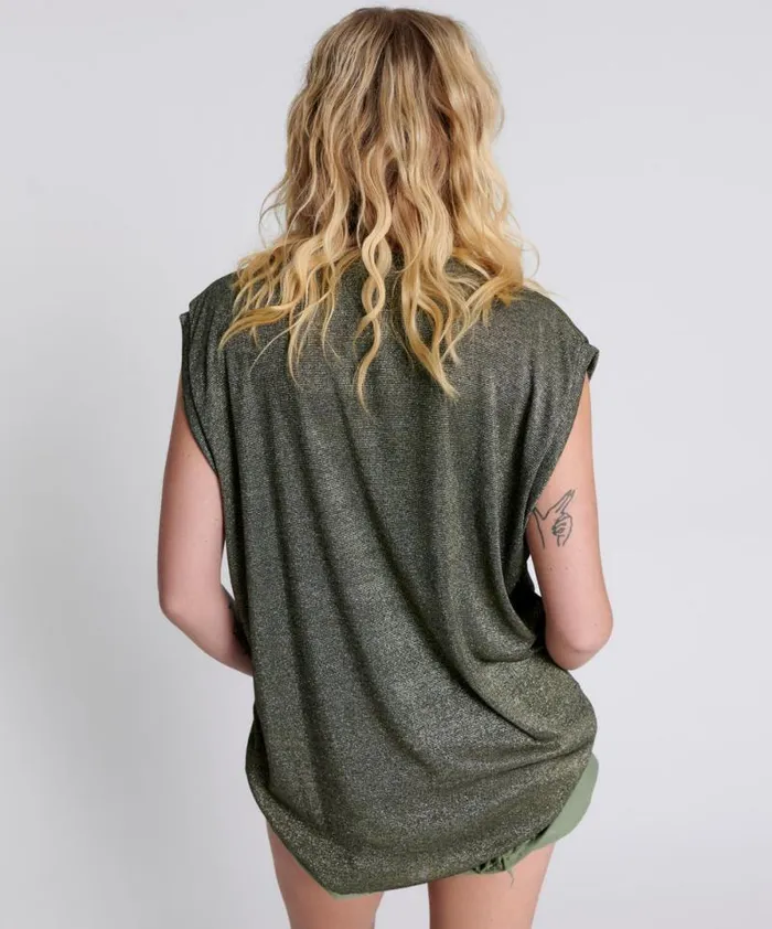 Women GILDED OVERSIZED TOP One Teaspoon Tops Women GILDED OVERSIZED TOP One Teaspoon Tops