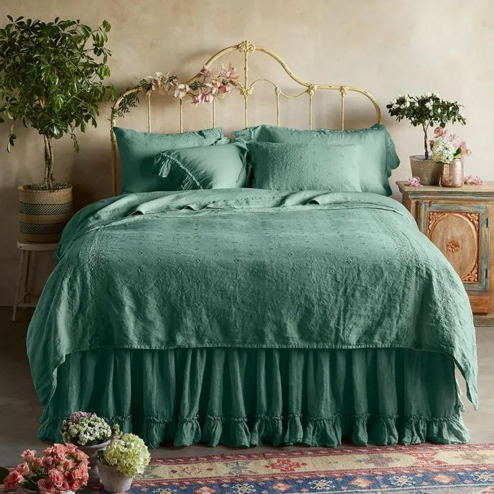 Women Gossamer Linen Embroidery Duvet Midnight Sundance Catalog Bedding and Bath Women Gossamer Linen Embroidery Duvet Midnight Sundance Catalog Bedding and Bath