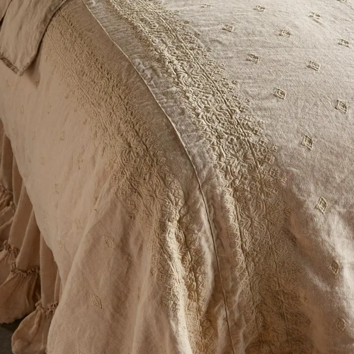 Women Gossamer Linen Embroidery Duvet Midnight Sundance Catalog Bedding and Bath Women Gossamer Linen Embroidery Duvet Midnight Sundance Catalog Bedding and Bath