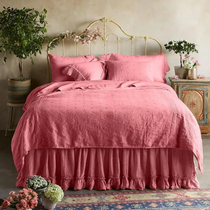 Women Gossamer Linen Embroidery Duvet Midnight Sundance Catalog Bedding and Bath Women Gossamer Linen Embroidery Duvet Midnight Sundance Catalog Bedding and Bath