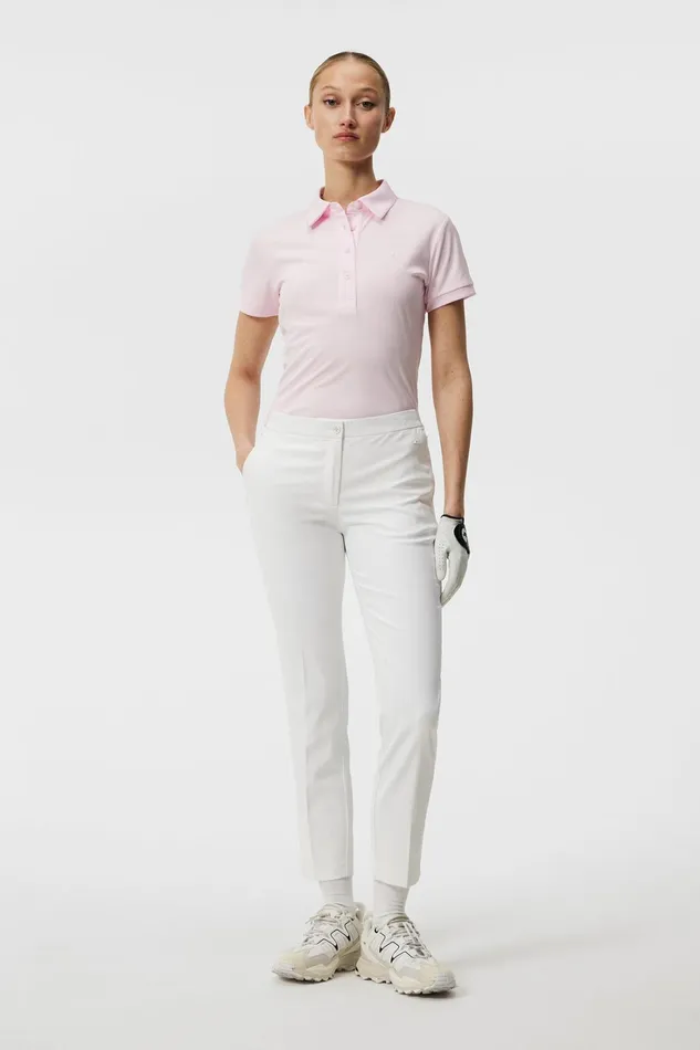 Women Hailey Polo Cherry Blossom JLindeberg Polo Shirts Women Hailey Polo Cherry Blossom JLindeberg Polo Shirts
