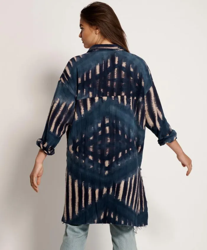 Women HAND TIE DYE SANTORINI SHIRT One Teaspoon Shirts Women HAND TIE DYE SANTORINI SHIRT One Teaspoon Shirts