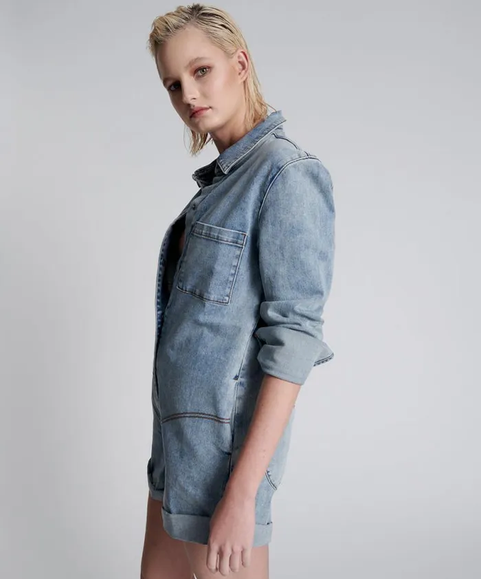 Women HENDRIXE PROPHECY JUMPSUIT BLUE One Teaspoon Denim Jumpsuits