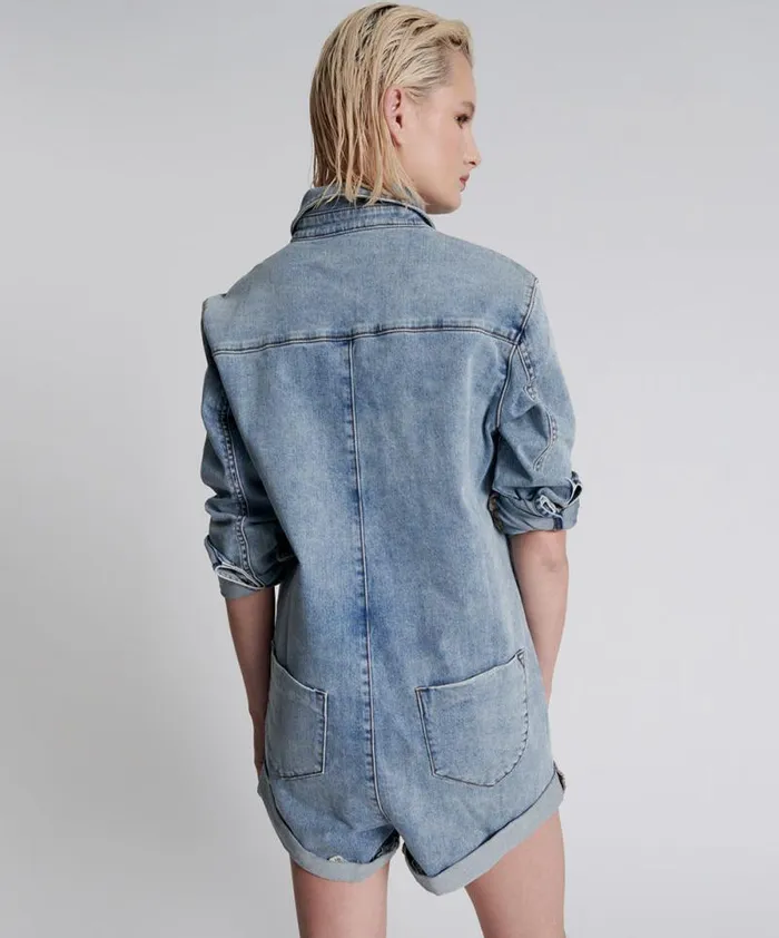 Women HENDRIXE PROPHECY JUMPSUIT BLUE One Teaspoon Denim Jumpsuits