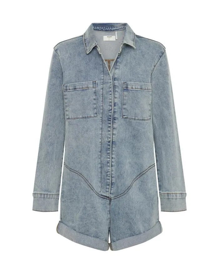 Women HENDRIXE PROPHECY JUMPSUIT BLUE One Teaspoon Denim Jumpsuits