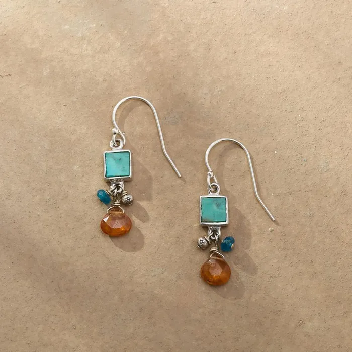 Women Hessonite Heart Earrings Sundance Catalog Earrings