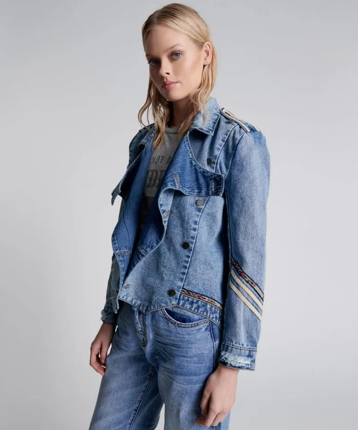Women HOLLYWOOD HILLS CAVALRY JACKET One Teaspoon Jackets Women HOLLYWOOD HILLS CAVALRY JACKET One Teaspoon Jackets