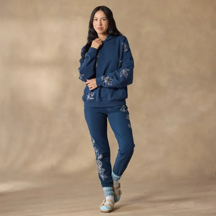 Women Ice Falls Hoodie Indigo Sundance Catalog Tops Women Ice Falls Hoodie Indigo Sundance Catalog Tops