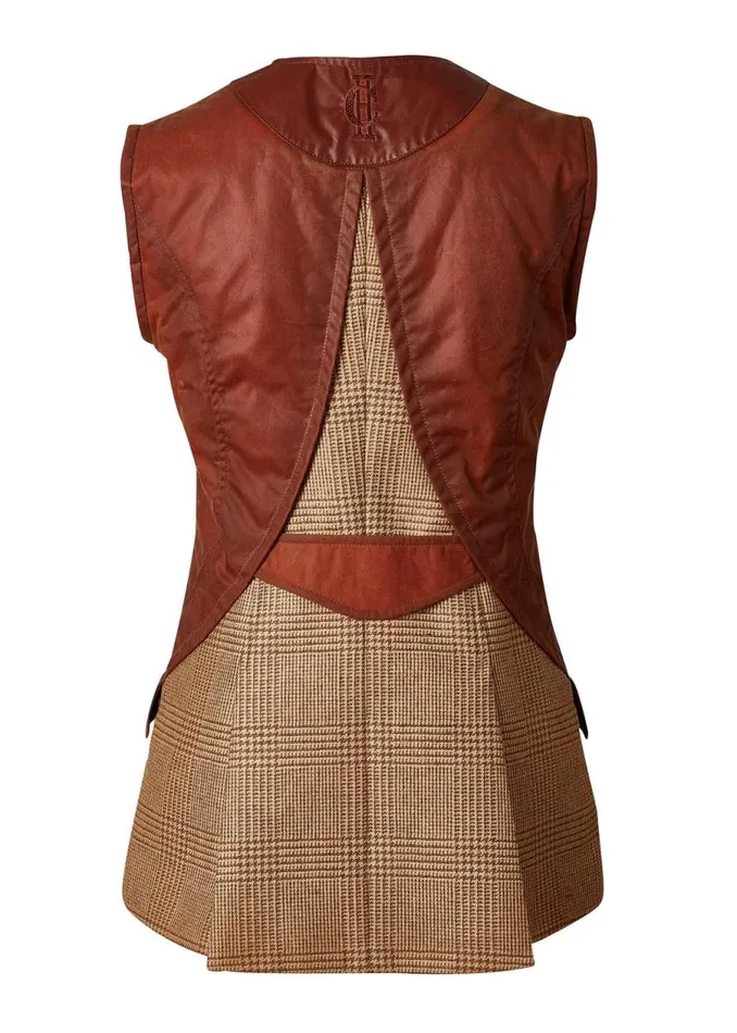 Women In Stock Tailoring Holland Cooper Field Vest Tawny