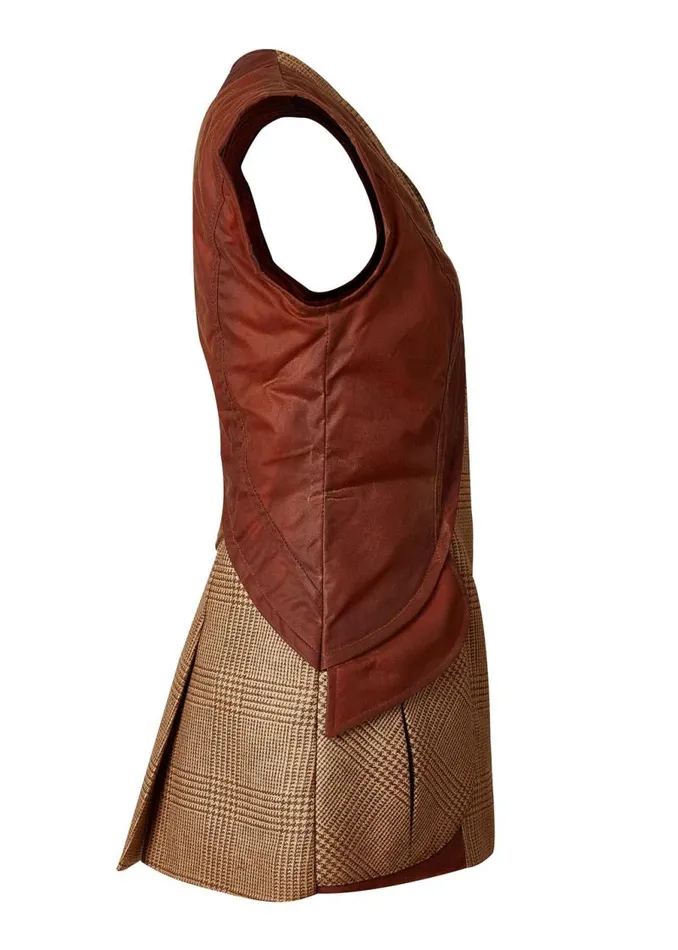 Women In Stock Tailoring Holland Cooper Field Vest Tawny