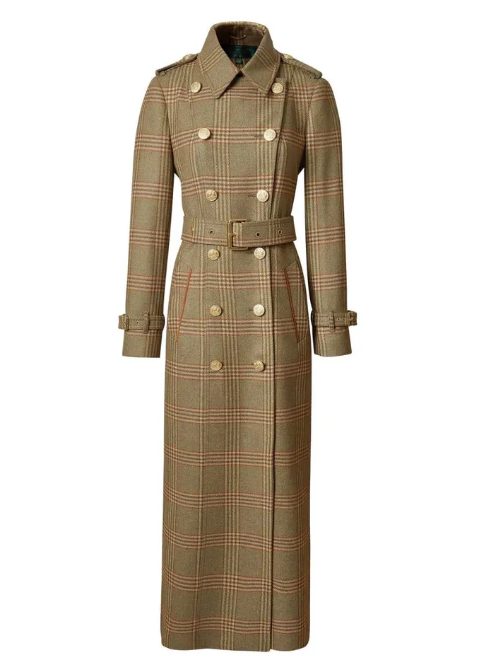 Women In Stock Tailoring Holland Cooper Full Length Marlborough Trench Coat Leveret