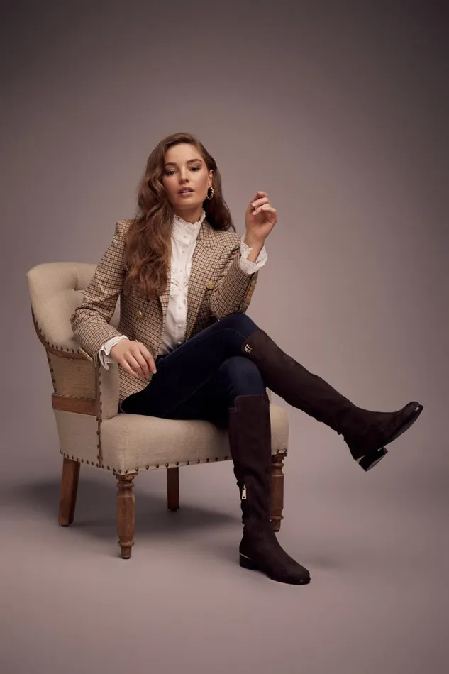 Women In Stock Tailoring Holland Cooper Knightsbridge Blazer Charlton Tweed