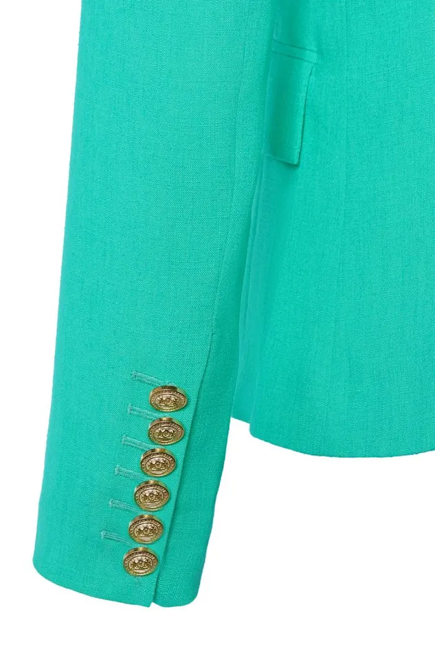 Women In Stock Tailoring Holland Cooper Knightsbridge Blazer Jade Linen
