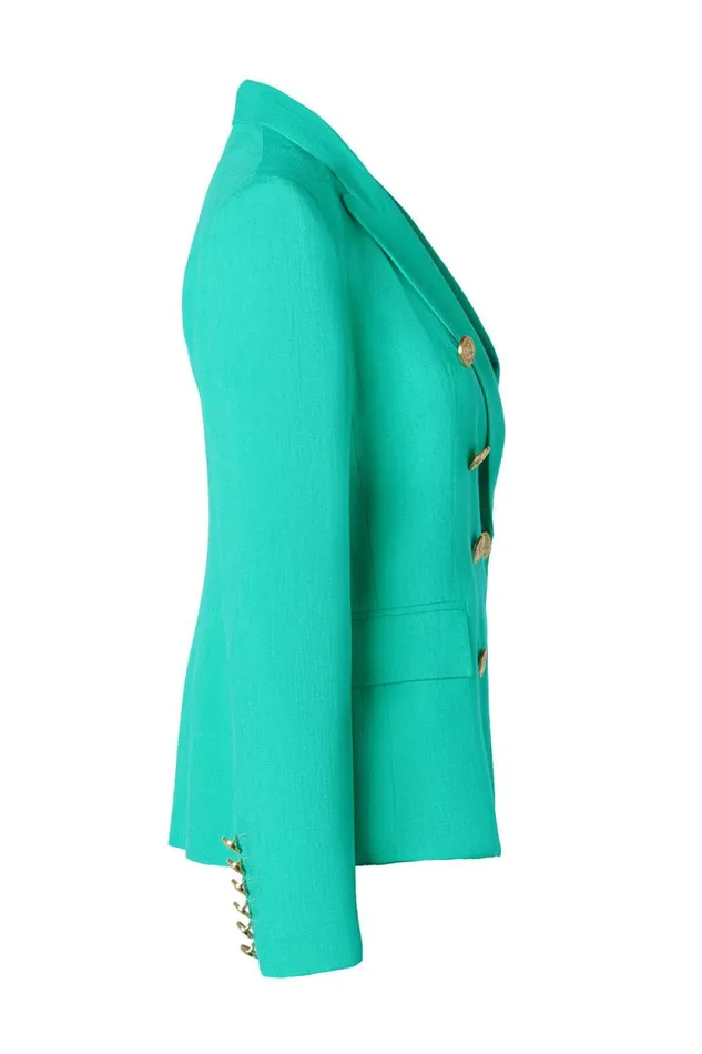 Women In Stock Tailoring Holland Cooper Knightsbridge Blazer Jade Linen