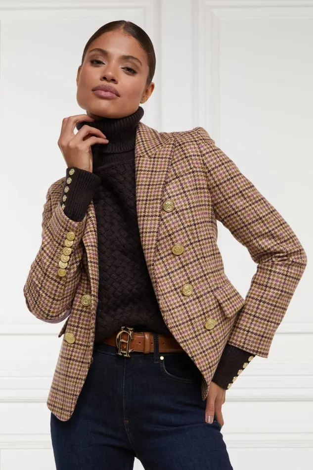 Women In Stock Tailoring Holland Cooper Knightsbridge Blazer Sudeley Pink