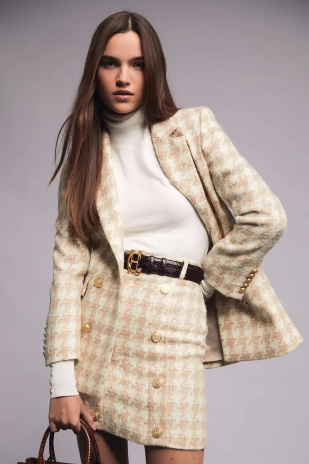 Women In Stock Tailoring Holland Cooper Knightsbridge Skirt Camel Houndstooth Women In Stock Tailoring Holland Cooper Knightsbridge Skirt Camel Houndstooth