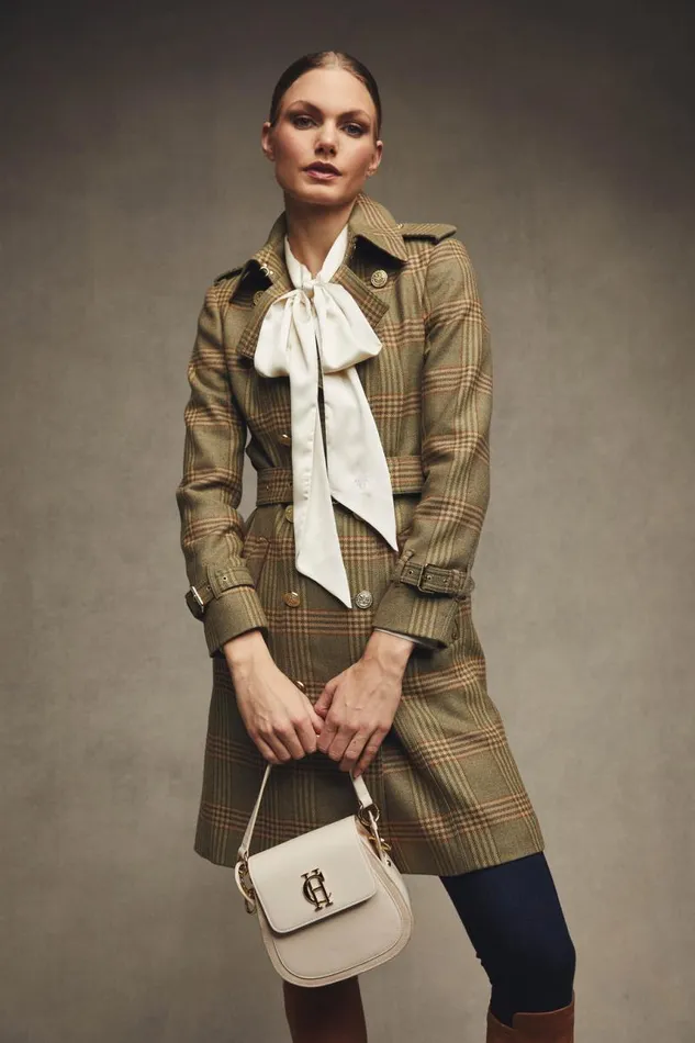 Women In Stock Tailoring Holland Cooper Marlborough Trench Coat Leveret