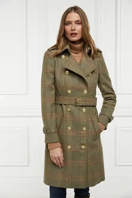Women In Stock Tailoring Holland Cooper Marlborough Trench Coat Leveret