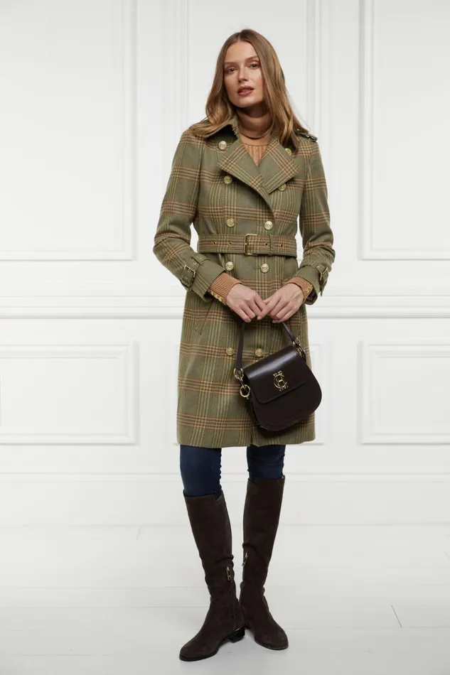 Women In Stock Tailoring Holland Cooper Marlborough Trench Coat Leveret