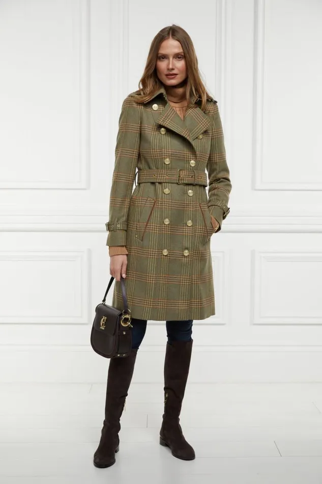 Women In Stock Tailoring Holland Cooper Marlborough Trench Coat Leveret