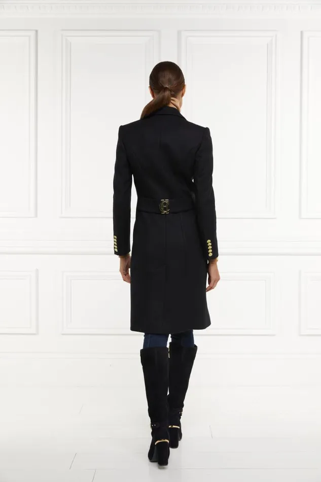 Women In Stock Tailoring Holland Cooper Regency Coat Soft Black
