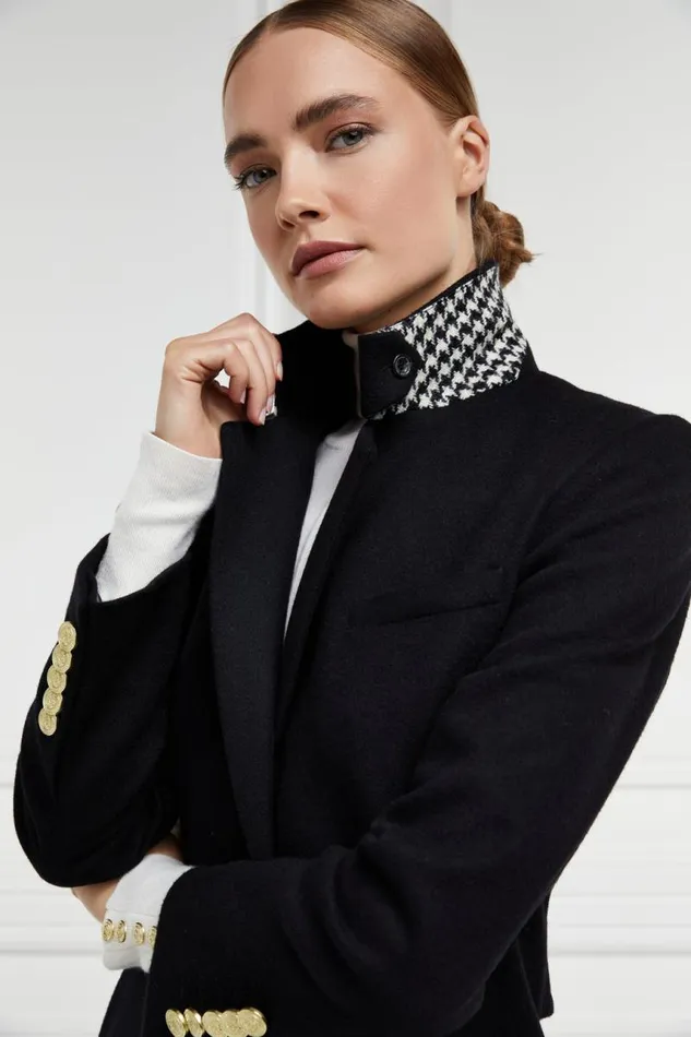 Women In Stock Tailoring Holland Cooper Regency Coat Soft Black
