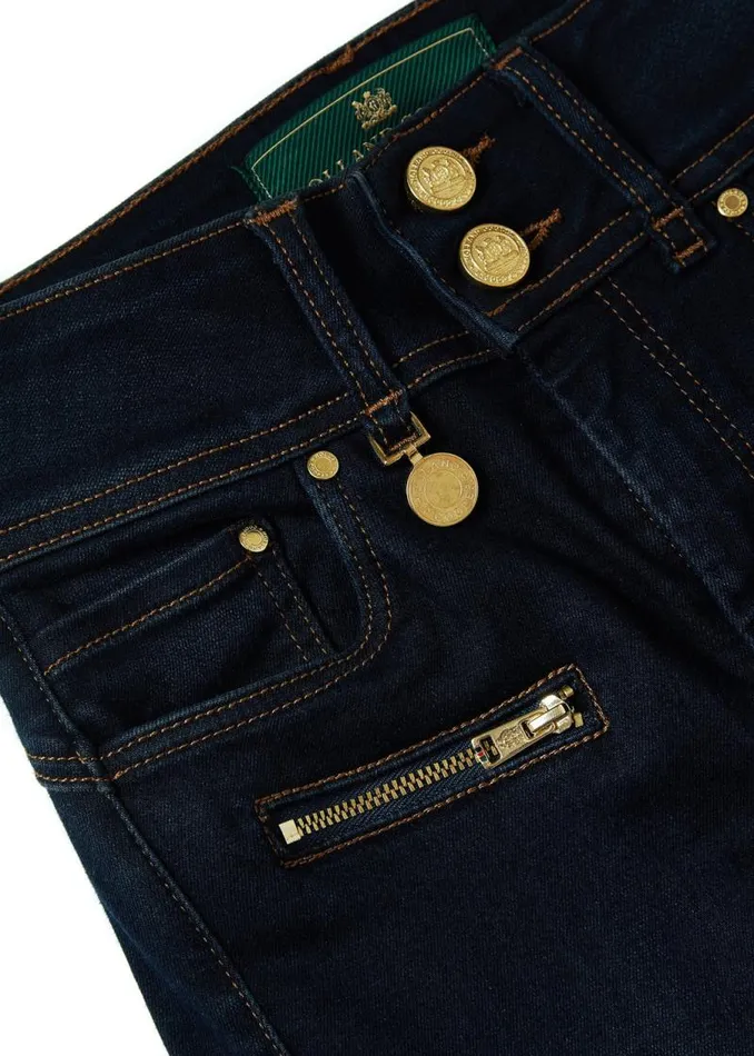 Women Jeans Holland Cooper Biker Jean Deep Indigo Women Jeans Holland Cooper Biker Jean Deep Indigo
