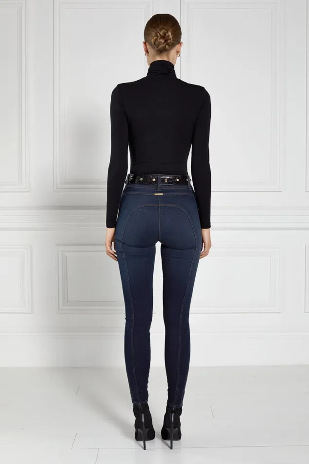 Women Jeans Holland Cooper Biker Jean Deep Indigo Women Jeans Holland Cooper Biker Jean Deep Indigo