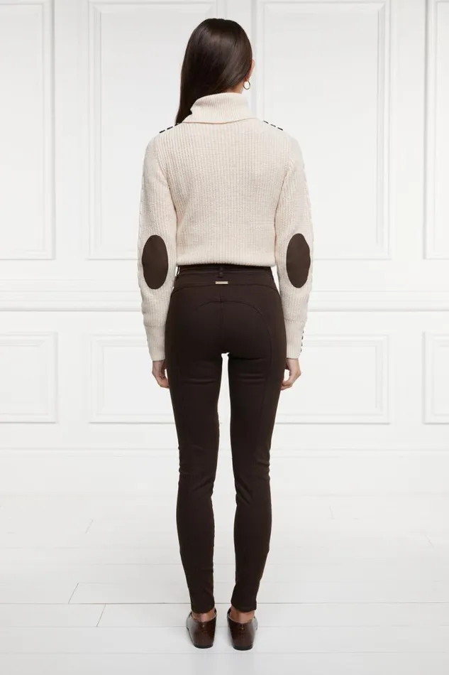 Women Jeans Holland Cooper Jodhpur Jean Chocolate