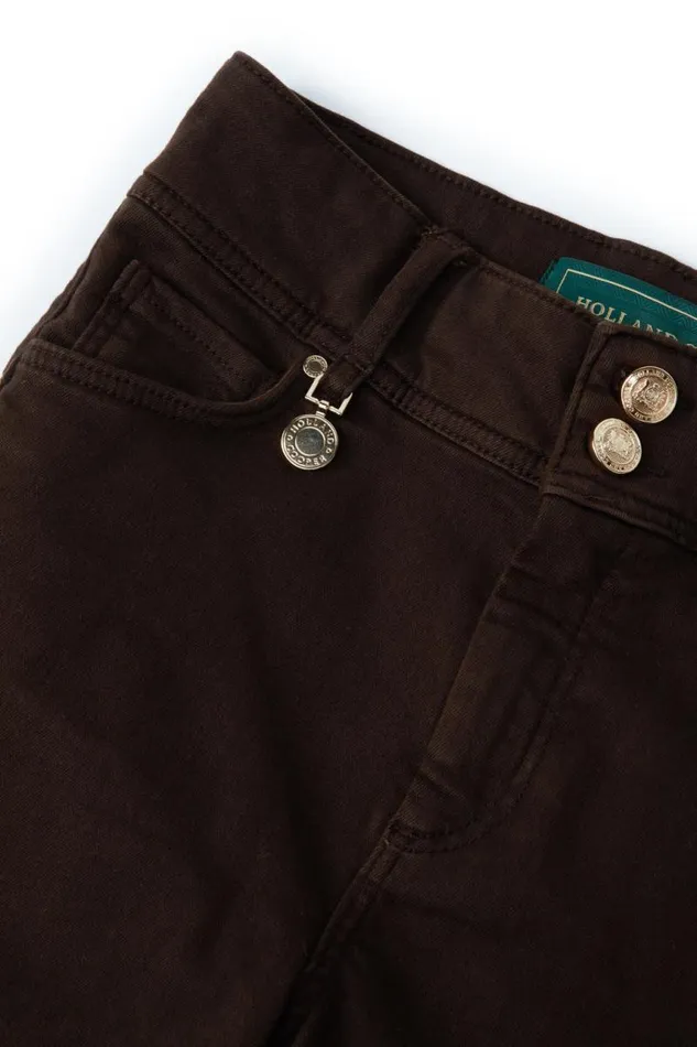 Women Jeans Holland Cooper Jodhpur Jean Chocolate