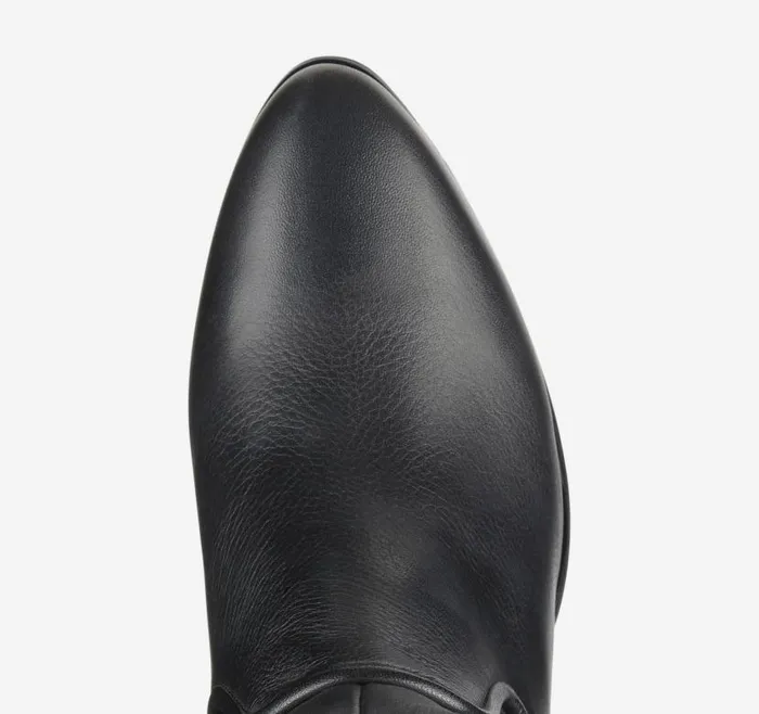 Women Johnston and Murphy Boots and Booties Trista Rider Boot Black Calfskin Women Johnston and Murphy Boots and Booties Trista Rider Boot Black Calfskin