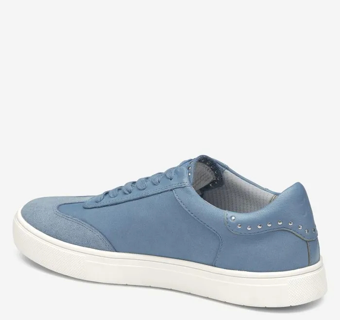 Women Johnston and Murphy Golf Madison Studded Hybrid Slate Blue Nubuck Women Johnston and Murphy Golf Madison Studded Hybrid Slate Blue Nubuck