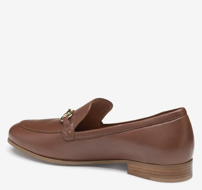 Women Johnston and Murphy Mules and Loafers Ali Bit Loafer Cognac Glove Leather Women Johnston and Murphy Mules and Loafers Ali Bit Loafer Cognac Glove Leather