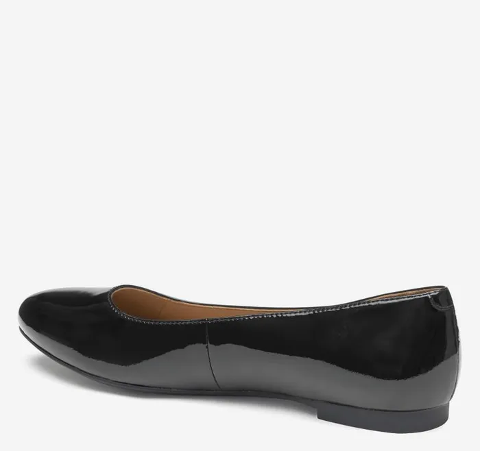Women Johnston and Murphy Mules and Loafers Delanie Ballet Black Patent Leather Women Johnston and Murphy Mules and Loafers Delanie Ballet Black Patent Leather