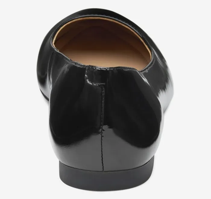 Women Johnston and Murphy Mules and Loafers Delanie Ballet Black Patent Leather Women Johnston and Murphy Mules and Loafers Delanie Ballet Black Patent Leather