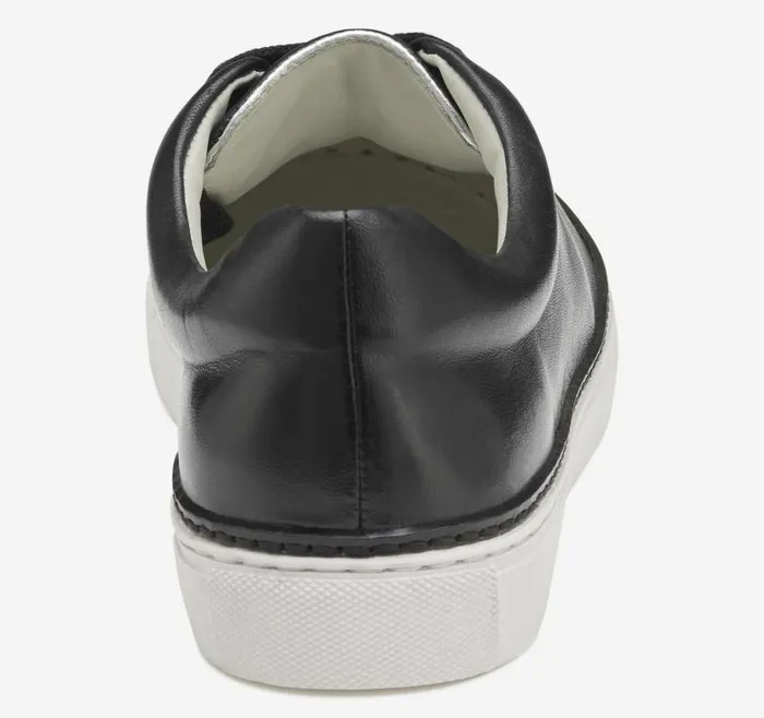 Women Johnston and Murphy Sneakers Callie LacetoToe Black Glove Leather Women Johnston and Murphy Sneakers Callie LacetoToe Black Glove Leather