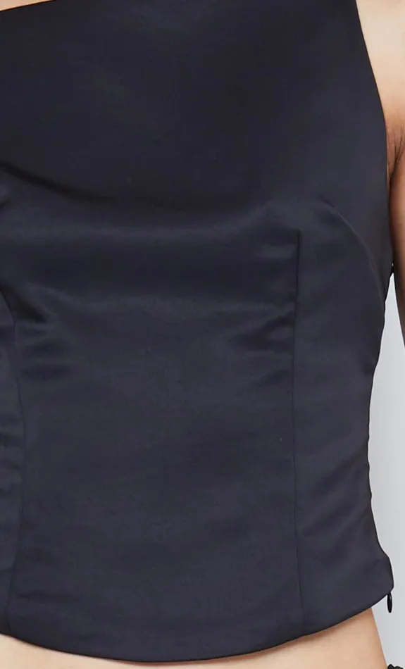 Women JONES BOATNECK TOP 8211 BLACK Bec Bridge Cropped