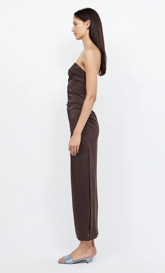 Women JONES STRAPLESS MAXI DRESS 8211 COCOA Bec Bridge Maxi Dresses