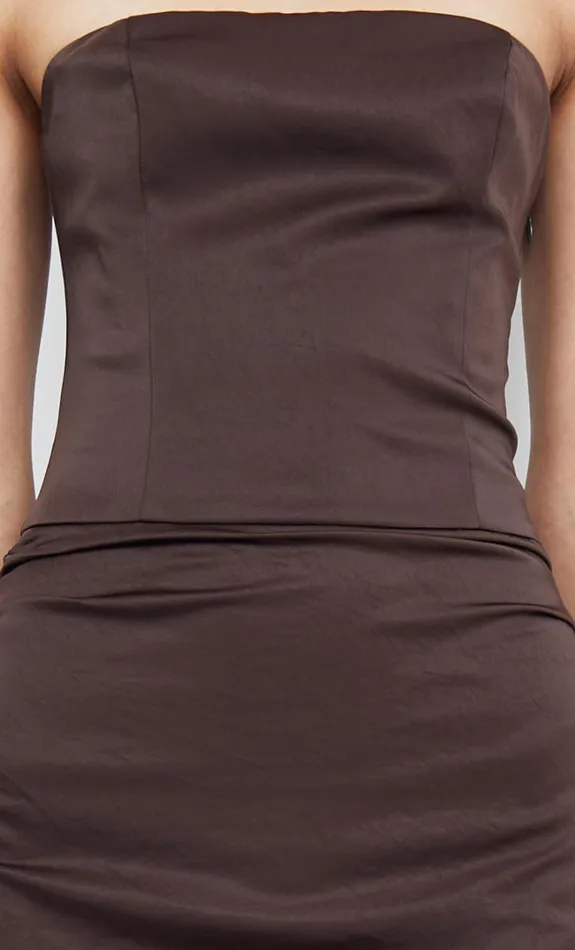 Women JONES STRAPLESS MAXI DRESS 8211 COCOA Bec Bridge Maxi Dresses
