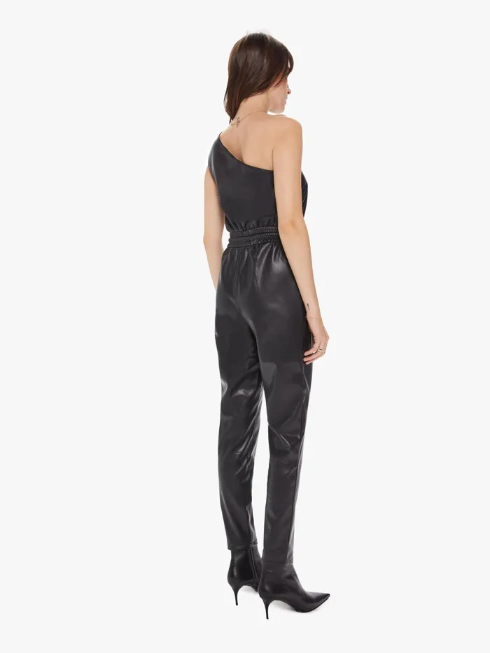 Women Jumpsuits Mother Denim The Landslide Jumpsuit Hover Black